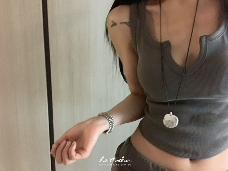 螺紋拼接棉質背心(闆娘.花花清單)